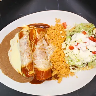 Triple combo - enchilada, burrito, &amp; toastada