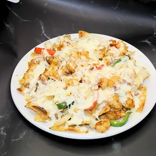 Nacho Fajita - grilled shrimp