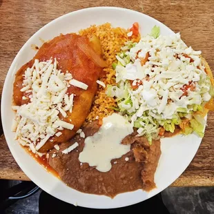 Double combo - chile relleno &amp; toastada