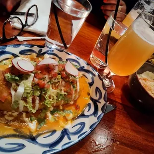 The Smothered Burrito with Elote Loco (deconstructed) Beer - Cloudy and Cumbersome -great