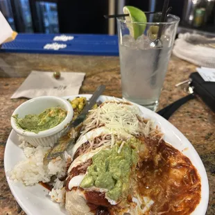 Carnitas Burrito with a Double Margarita