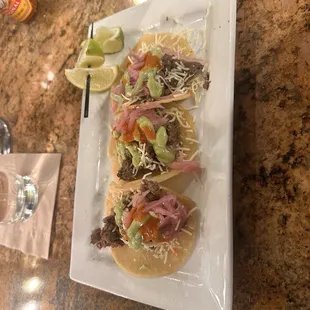Carne asada tacos