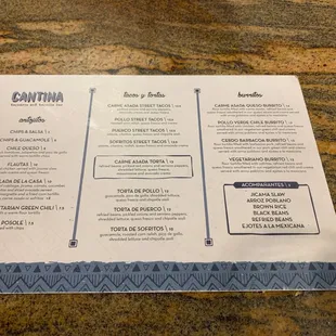 Apps, tacos  &amp;  burritos