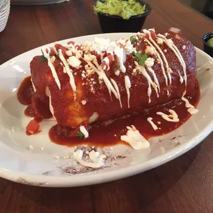 Monster veggie burrito!