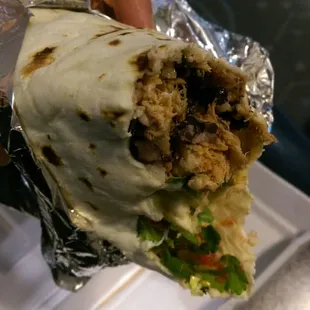 Pork burrito $11.50