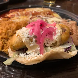 Fried Avocado Taco (Yummy!)