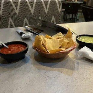 Tostadas and Salsa