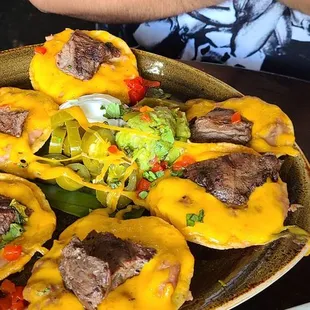 a plate of food on a table
