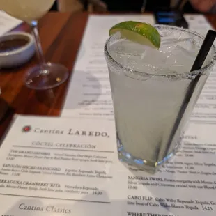 Actually this is a really good margarita called Casa Rita on the menu.