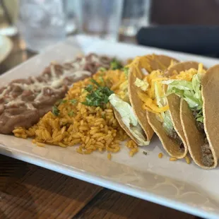 Beef Taco plate