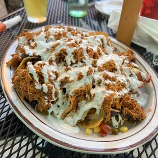 Large Chicken Nachos