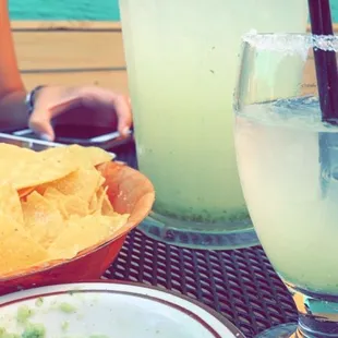 Cucumber margarita pitcher