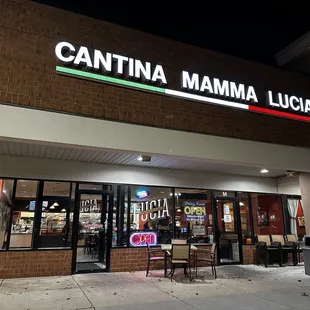 outside of restaurant
