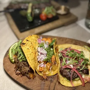 Birria cheese, pastor and wagyu!