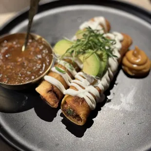 Taquitos Cangrejo (crab taquitos)