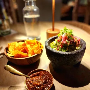 Guacamole and Molacajete.  Absolutely fabulous