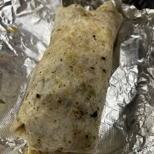 Steak burrito