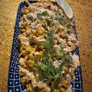 Elote appetizer