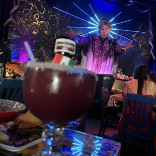 Blackberry Cadillac margarita