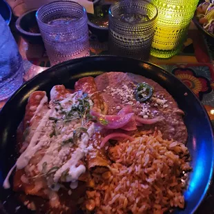 Chicken Tinga Enchiladas