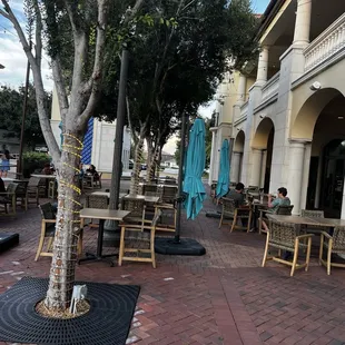 Outside seating