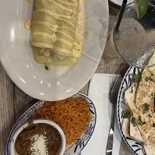 Shrimp &amp; crab enchiladas.