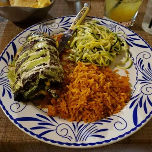 Asado &amp; Shrimp Poblano