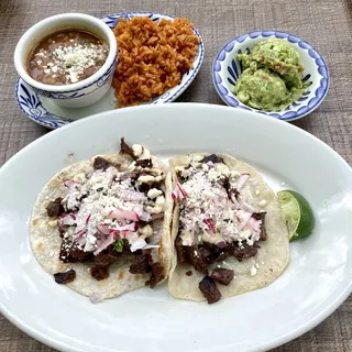 3 Carne Asada Tacos