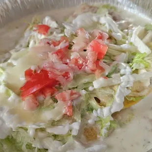 Enchiladas Supremas was 12.99 price was a little high for the plate. It was good though.