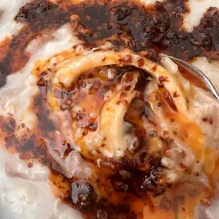 Lai Wan Style Congee - beef, pork and squid