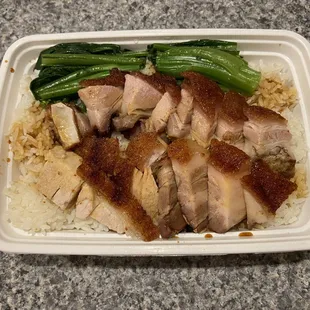Crispy Roast Pig Over Rice