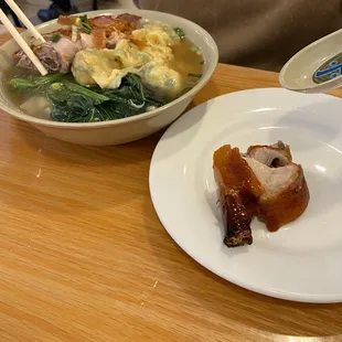 Duck Dumpling Noodle Soup
