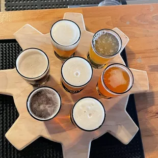 a selection of beers