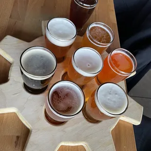 a selection of beers