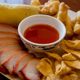 Canton appetizer plate