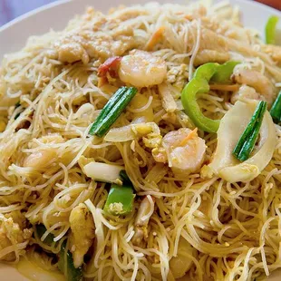 Popular dish, Singapore rice noodles