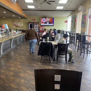 Customers stayed together for Lunch in Canton Chinese Food.