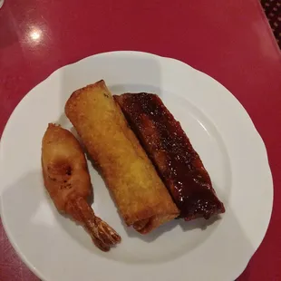 Appetizer plate that comes with meal