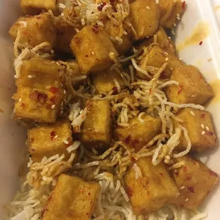 Sesame tofu - my favorite!!