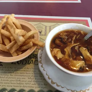 Hot and sour soup! So flavorful!
