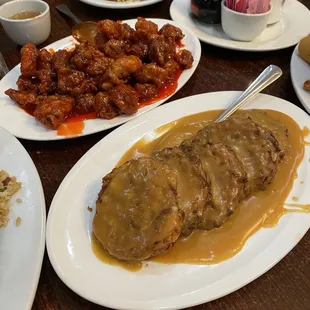 Sweet and Sour Pork Egg Foo Young