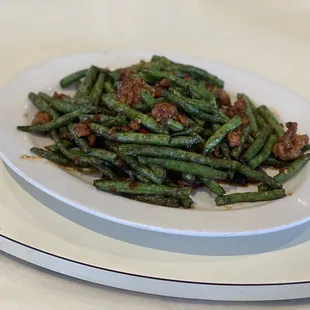 Dry Braised String Beans with Minced Pork
