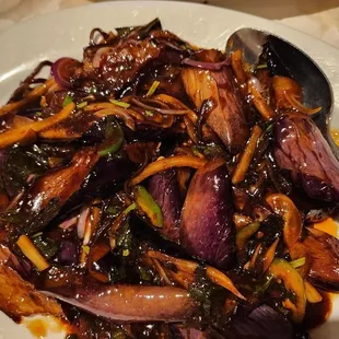 Basil spicy egg plant