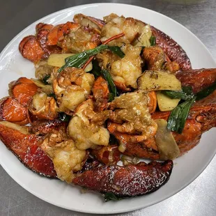 Ginger Scallion Lobster
