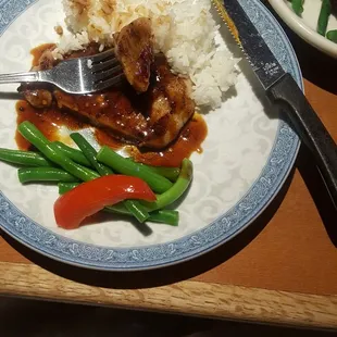 Kung Pow pork chop