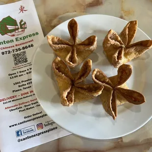 A3. Four Piece Cheese Rangoon