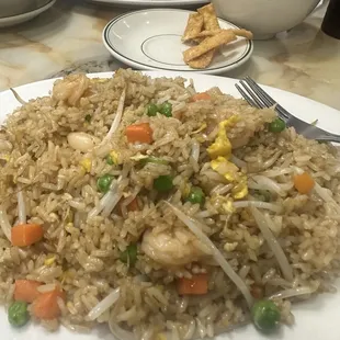 Shrimp Fried Rice, C18. Orange Chicken