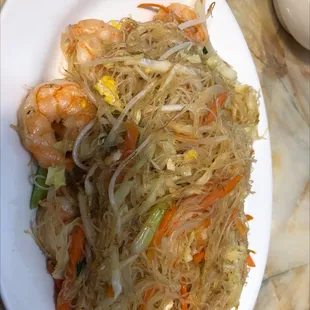 Amazing Cantonese Shrimp with Rice Noodles, seriously amazing!