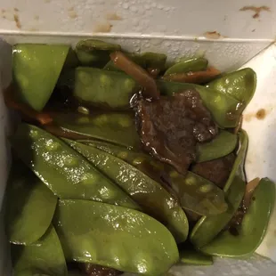 Beef with Pea Pods