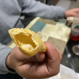 Empty Crab Rangoon (all 6 were like this)